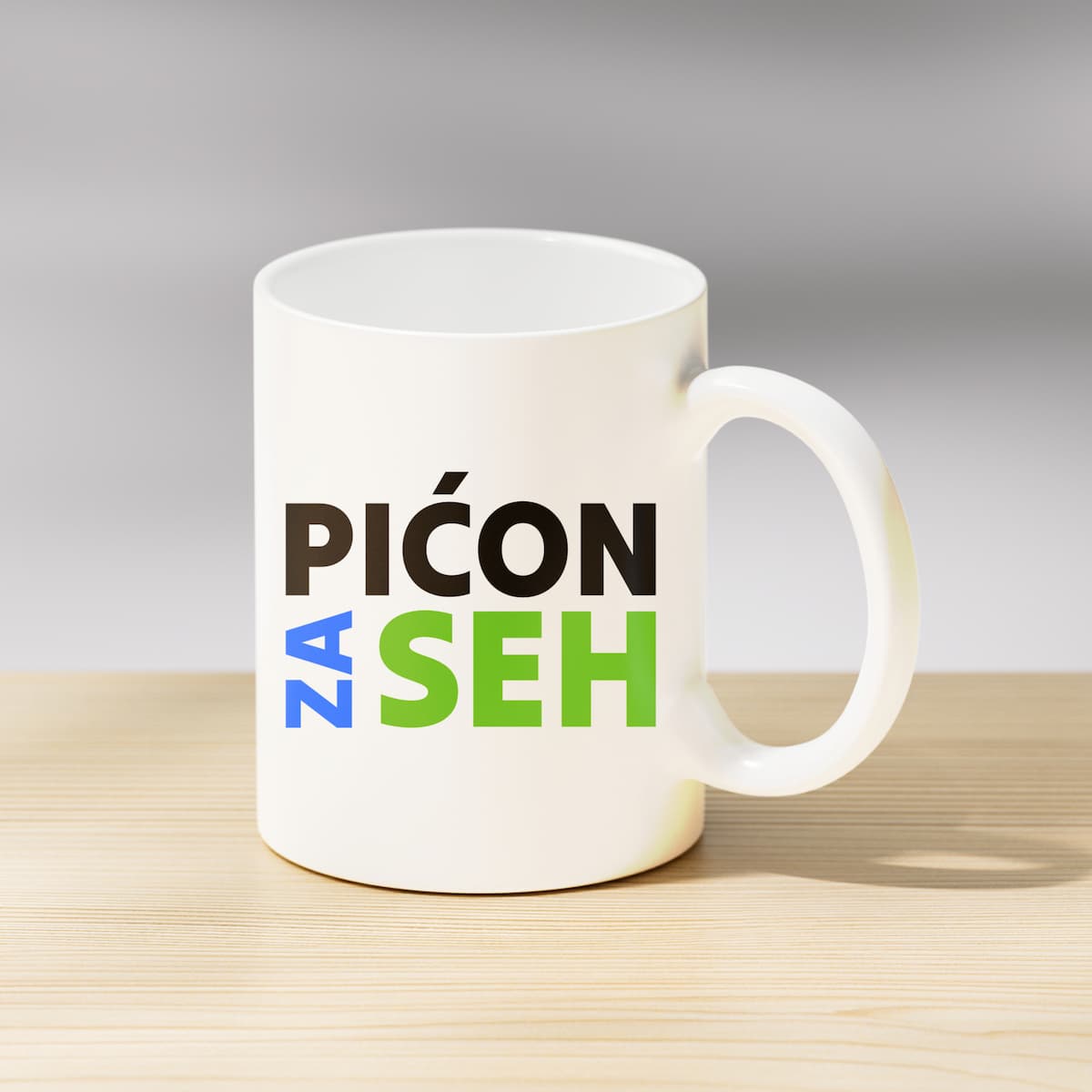 pićon za seh šalica za seh sa novim alternativnim logotipom