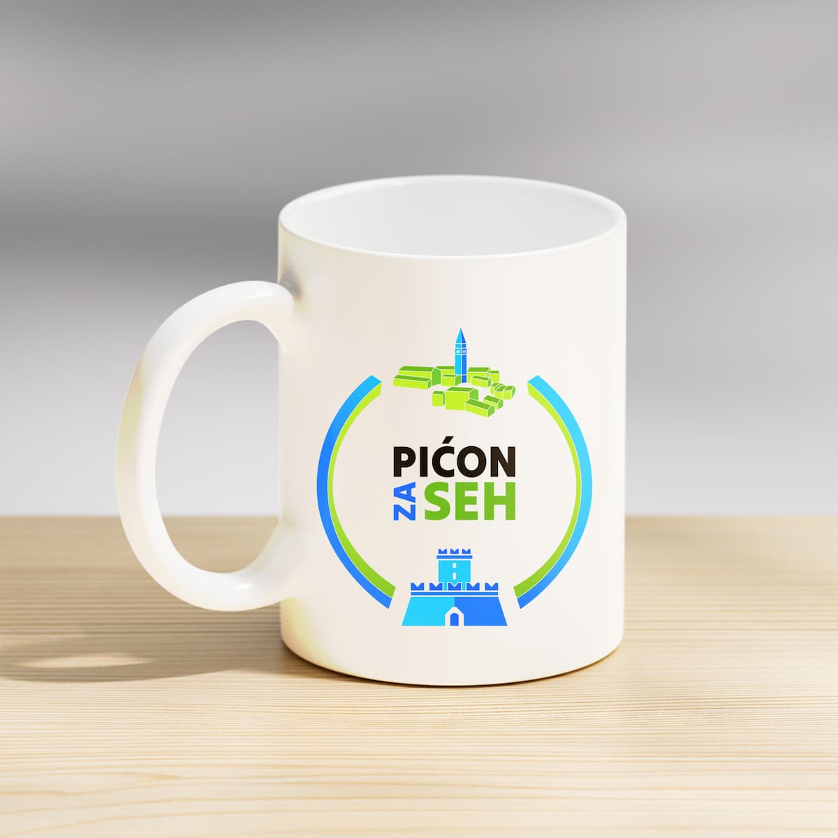 pićon za seh šalica za seh sa novim standardnim logotipom